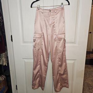 Tween Diva Satin Cargo Pants Blush Size Girls 16